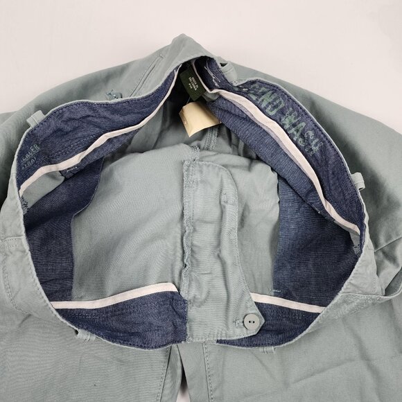 Eddie Bauer Pants Womens P14 Blue Chino Legend Wash NWT (36x30) - Picture 4 of 10